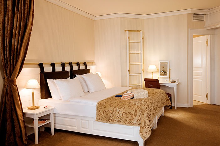 Hotelzimmer der Yachthafenresidenz Hohe Düne